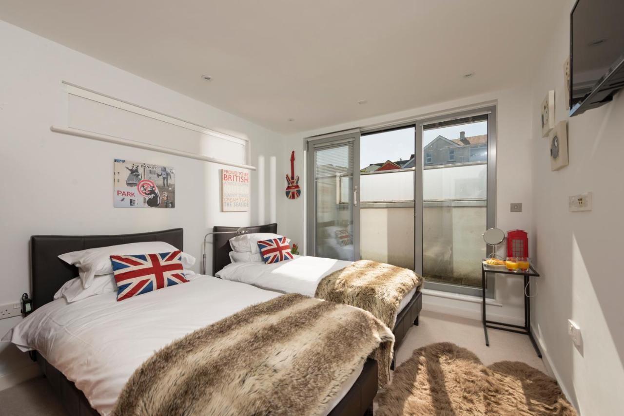 Fistral Beach Penthouse, Newquay Crantock Esterno foto