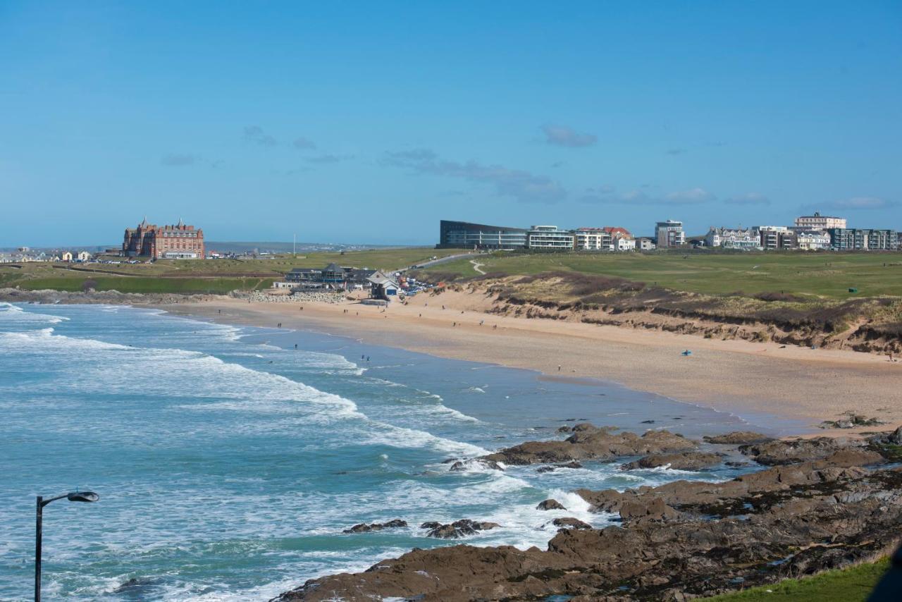 Fistral Beach Penthouse, Newquay Crantock Esterno foto